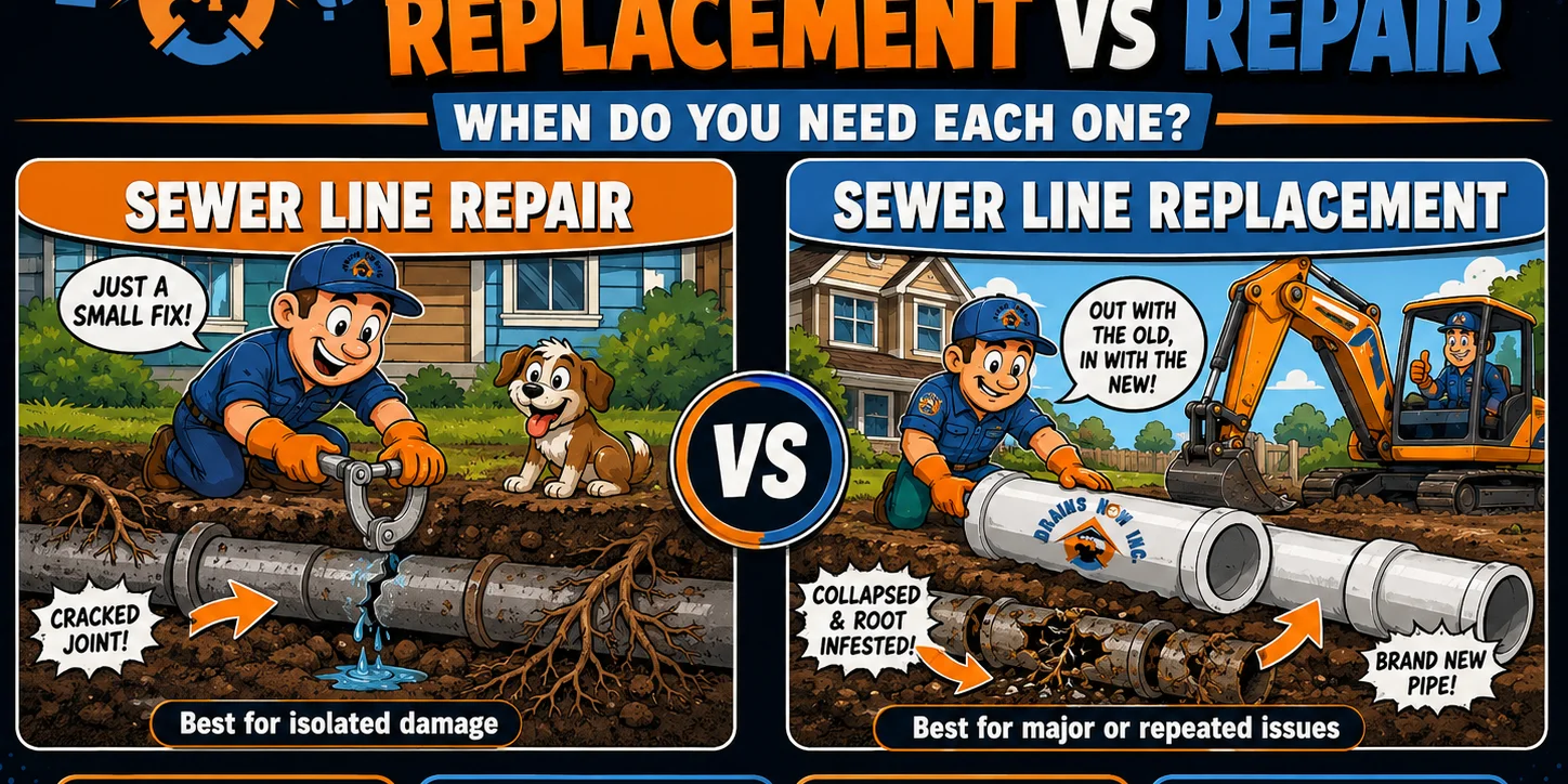 Sewer Line Repair vs. Replacement: What Brantford Homeowners Should Know