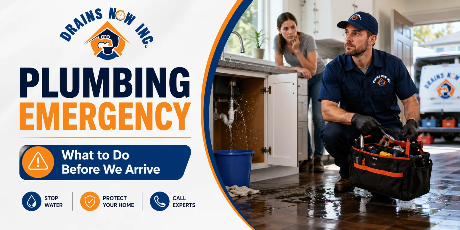 What to Do During a Plumbing Emergency Before We Arrive