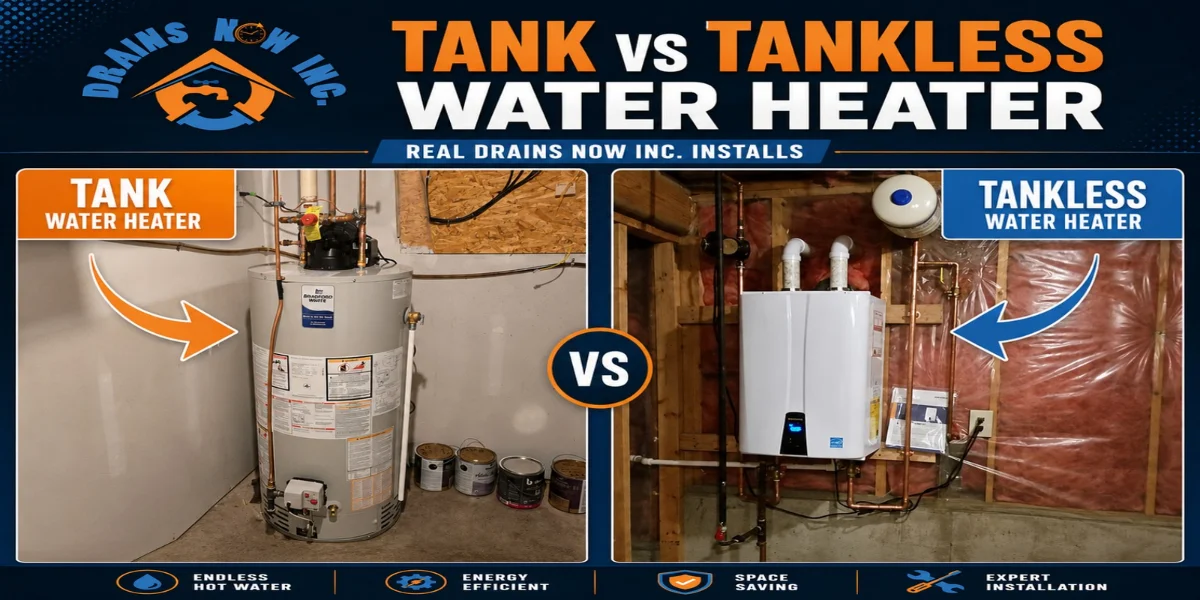 Tank vs. Tankless Water Heater: Which Is Right for Your Brantford Home?