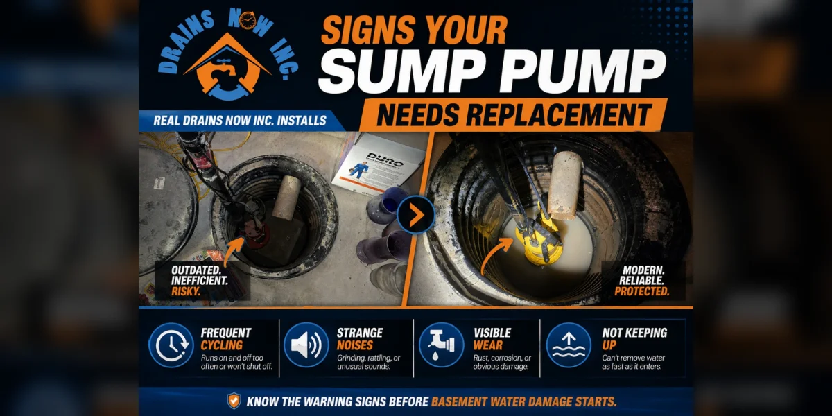 Signs Your Sump Pump Needs Replacement (Before It Floods)