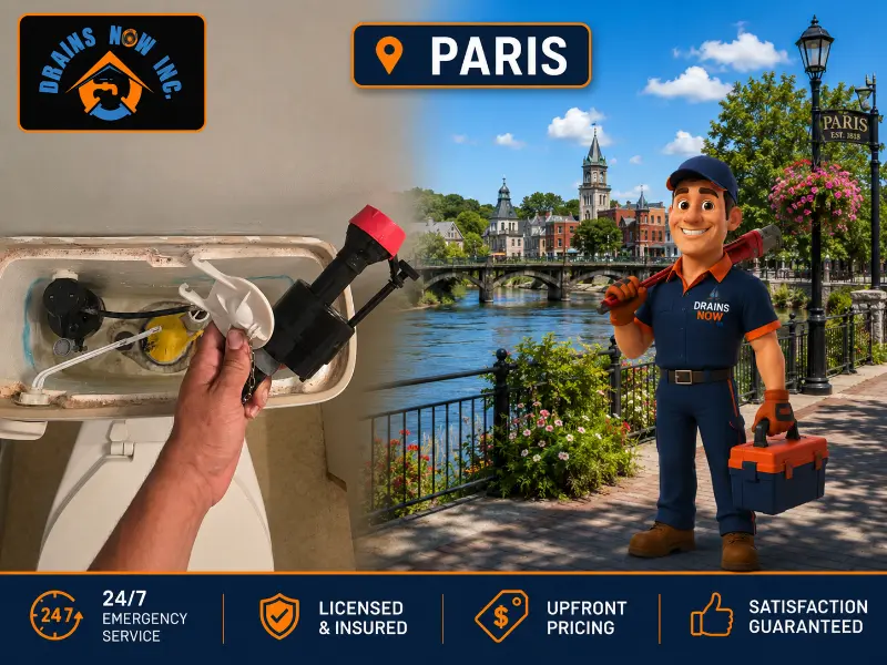 Drains Now Inc. plumber providing plumbing and drain service in Paris, Ontario