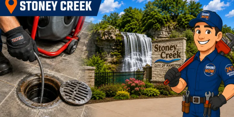 Drains Now Inc. plumber providing plumbing and drain service in Stoney Creek, Ontario
