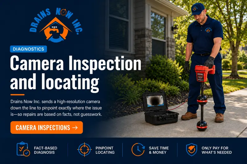 Drains Now Inc. — Camera inspection & locating in Brantford, Ontario