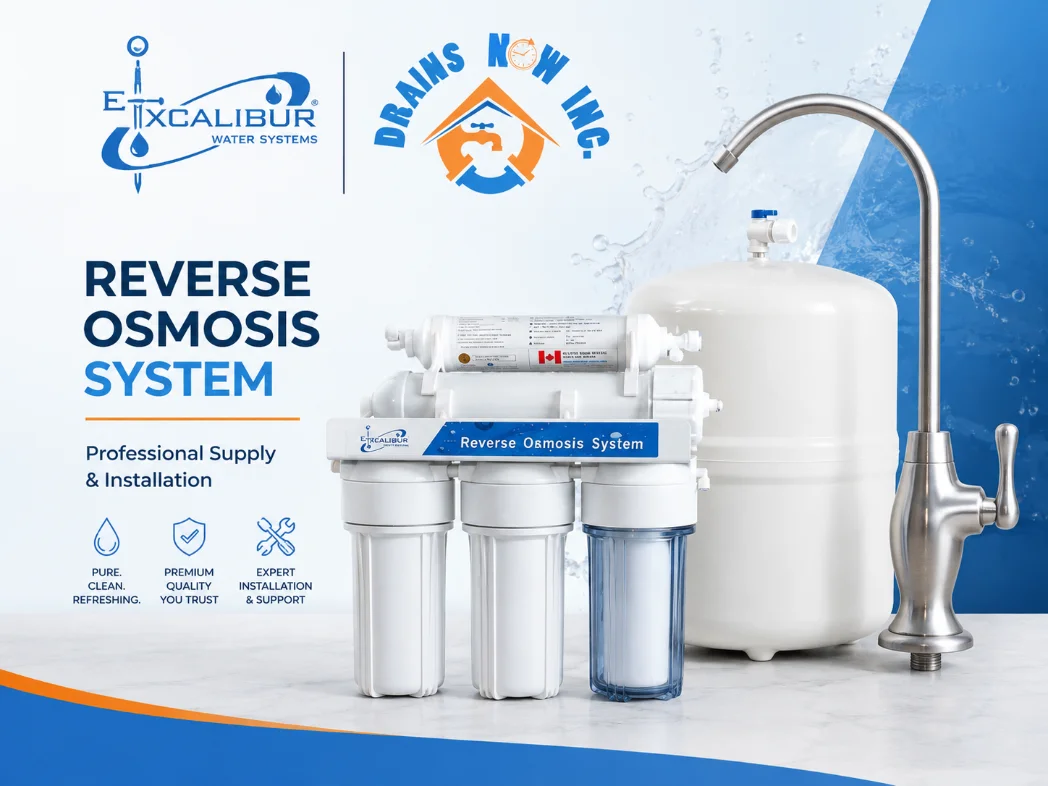 Drains Now Inc. providing water filtration & ro in Brantford, Ontario